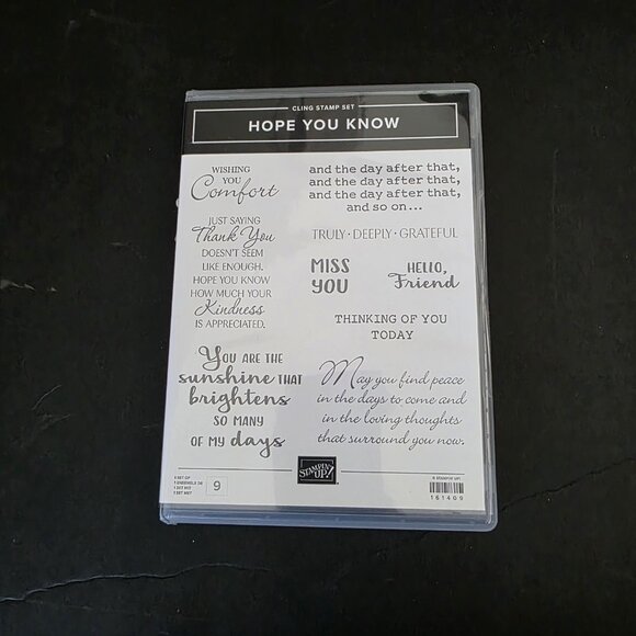 Stampin Up!  Hope You Know Stamps - Picture 1 of 2